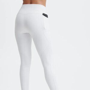 NWT White Fabletics Oasis Leggings XL/12-14